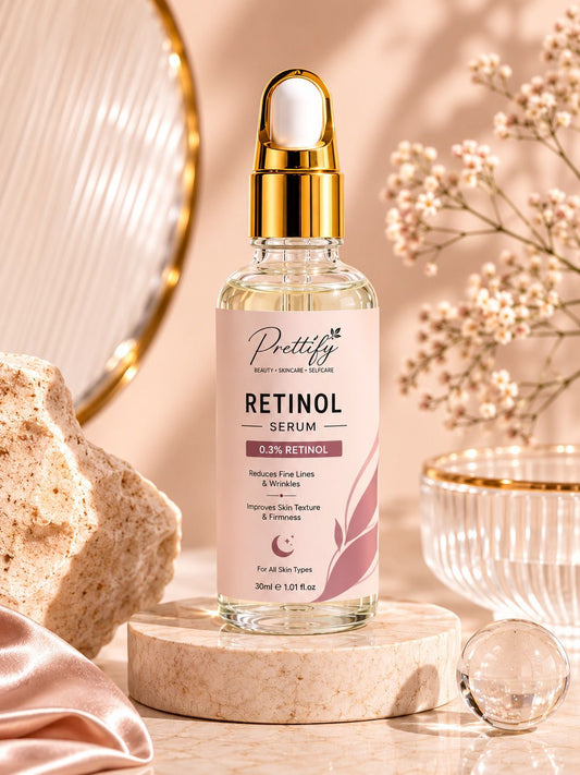 Prettify Retinol Renewal Serum for smoother, brighter-looking skin